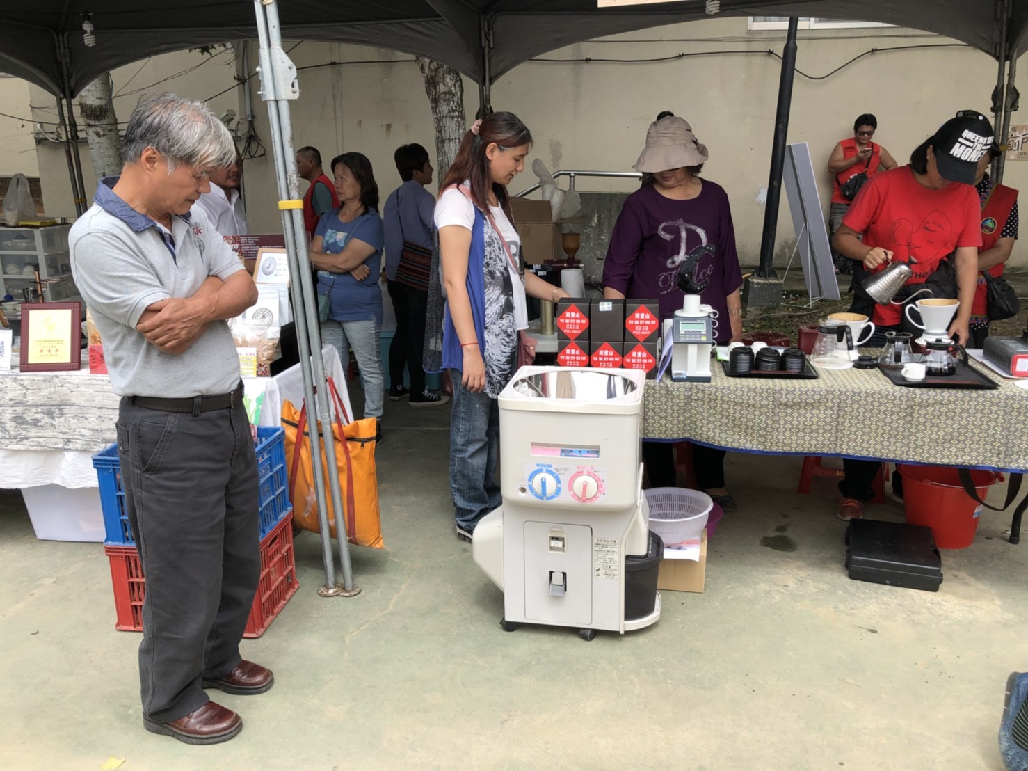 咖啡豆脫殼機、水份計