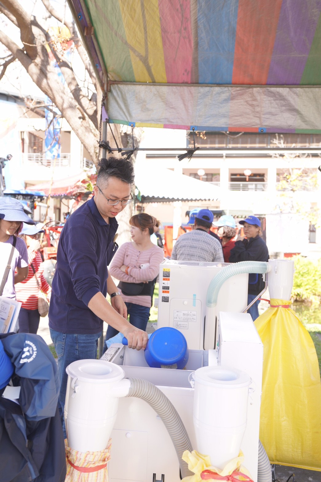 精米機、選石機、碎米選別機