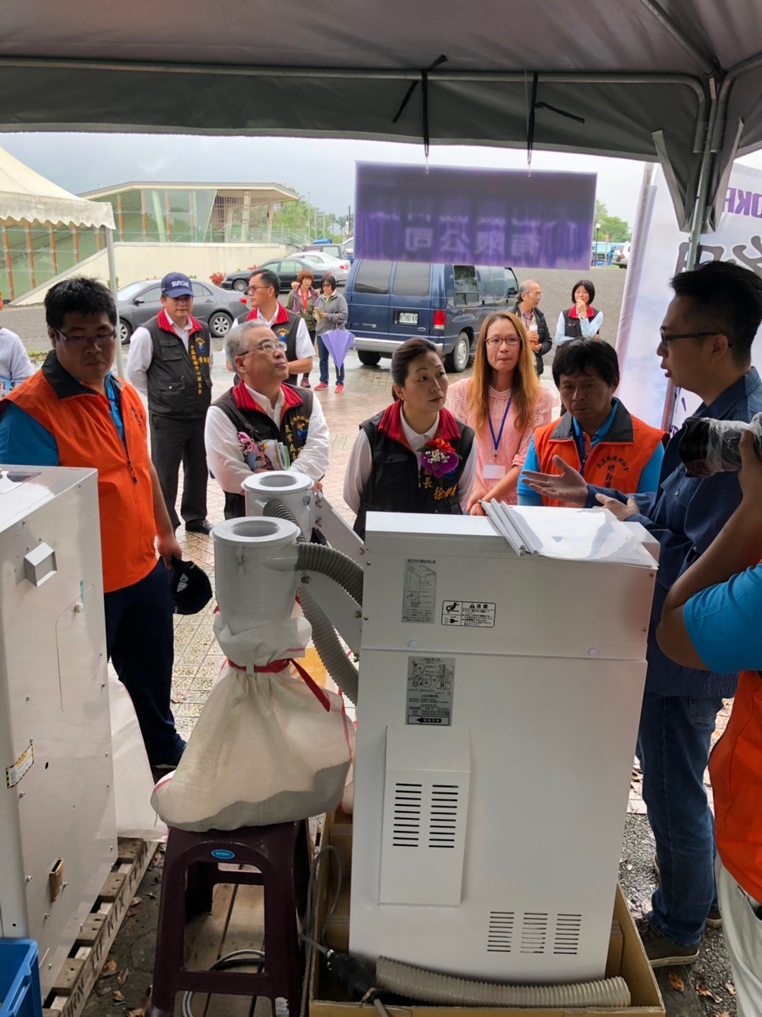 精米機、碎米選別機、選石機