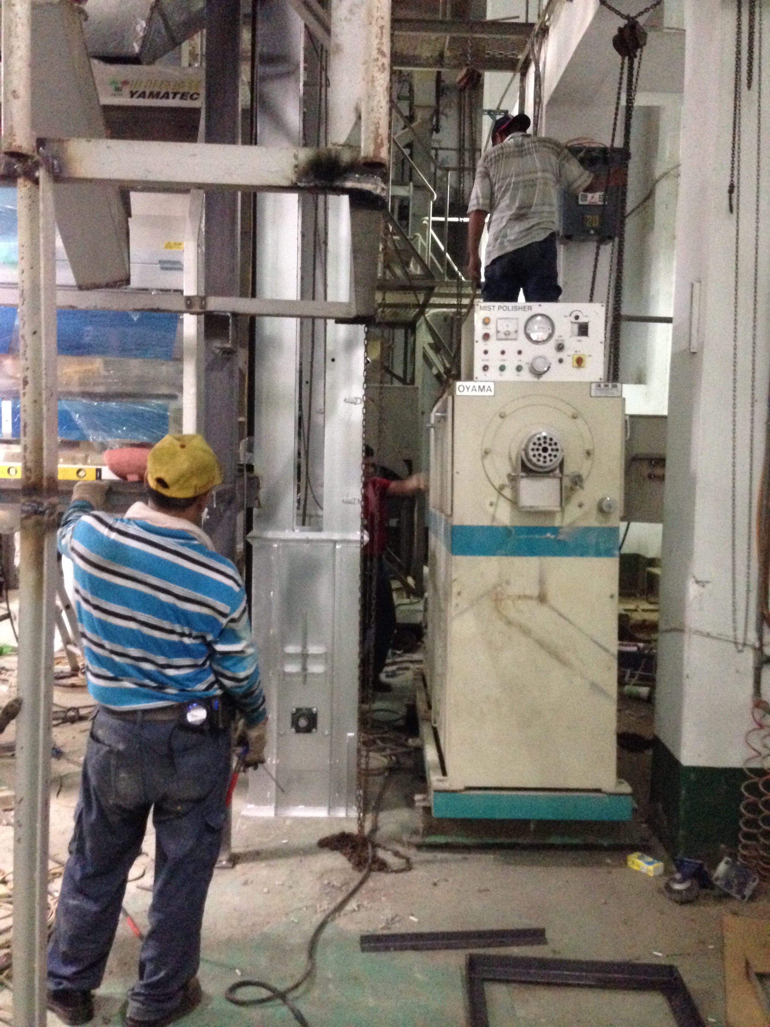 拋光機、洗米機、色彩選別機