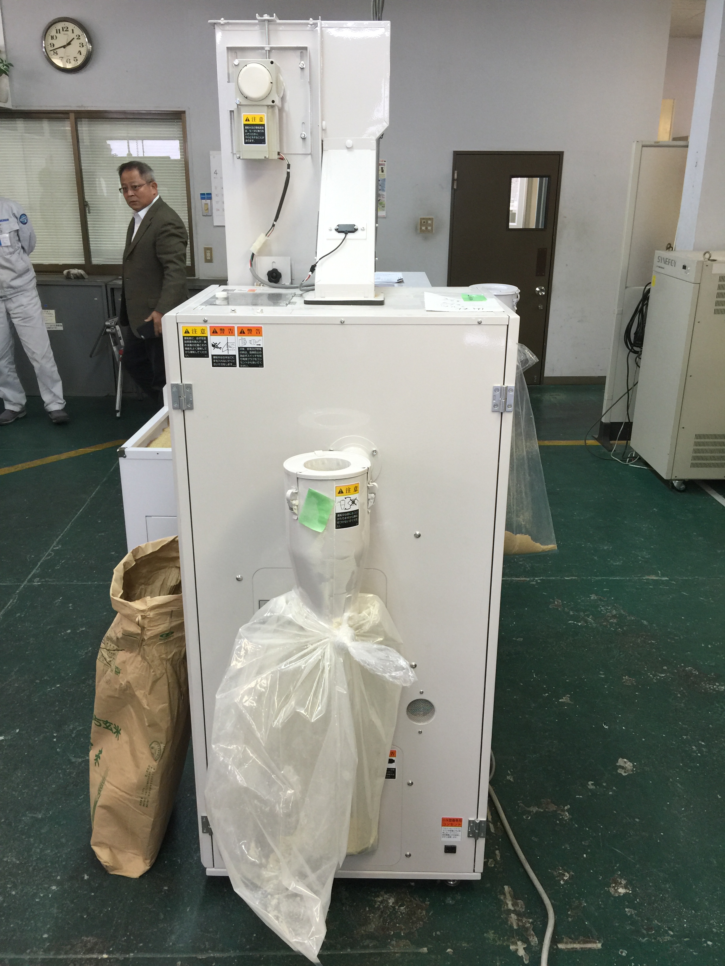 KETT、細川受訓照片、無洗米機