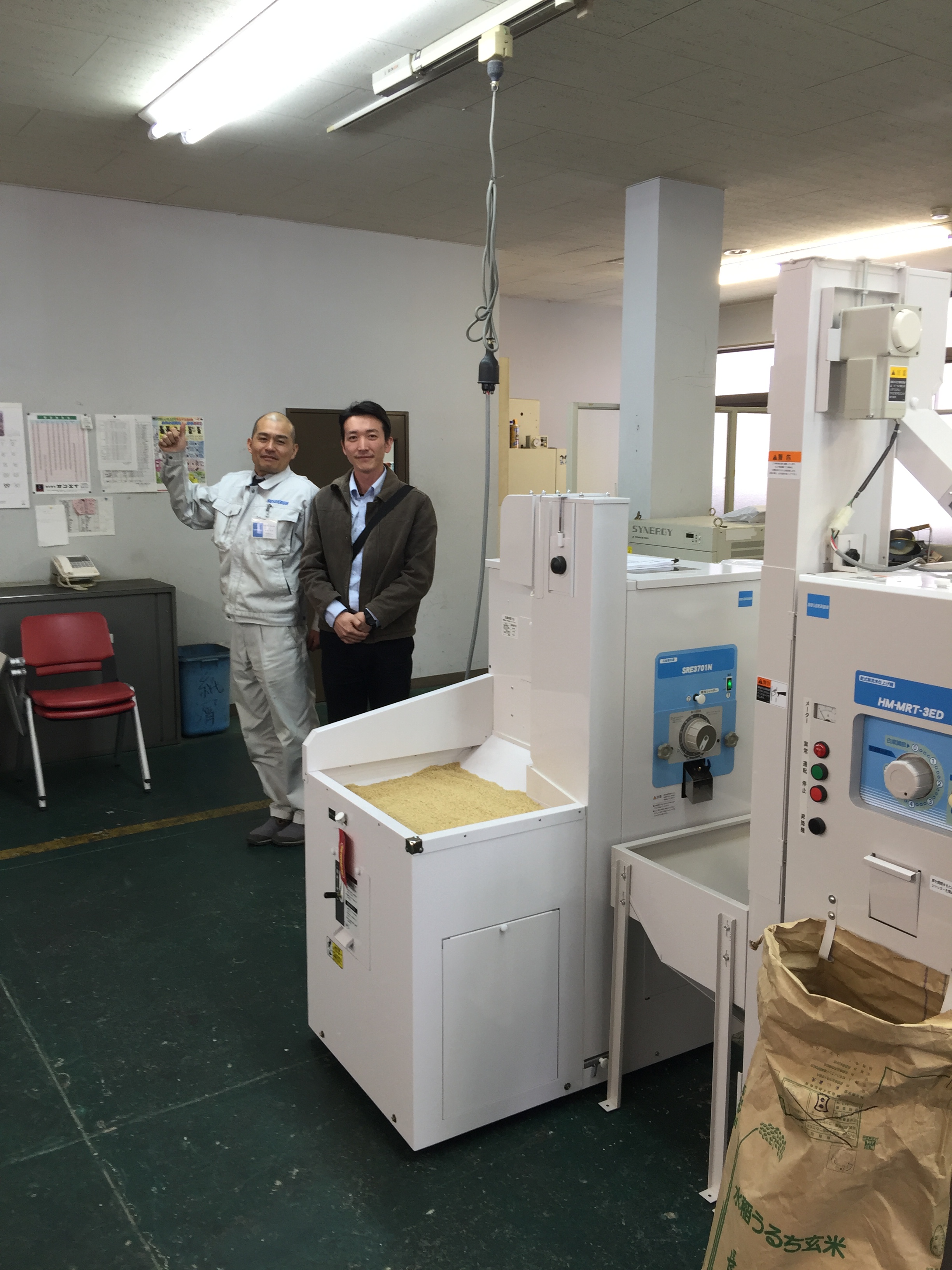 KETT、細川受訓照片、無洗米機